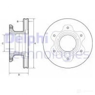 Тормозной диск DELPHI PJFKX J BG9227 1424248565
