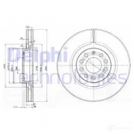 Тормозной диск DELPHI BG3714 13K16 U 5012759284988 934880