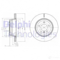 Тормозной диск DELPHI S3R9 0X 935351 5012759434659 BG4168