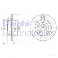 Тормозной диск DELPHI Z MOY6Y 5012759424247 BG2425 934105
