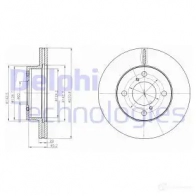 Тормозной диск DELPHI BG4271 5012759450772 0U ORY 935474