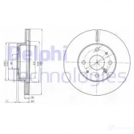 Тормозной диск DELPHI 935092 5012759355084 M1IL 86 BG3920