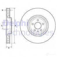 Тормозной диск DELPHI BG9171C I6 H4L 5012759975930 Audi A7