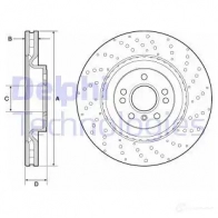 Тормозной диск DELPHI BG9149C 935920 5012759970447 DRMV5 0