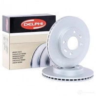 Тормозной диск DELPHI 5EBWH 2K BG2282C 5012759971406 933991 - Изображение 2