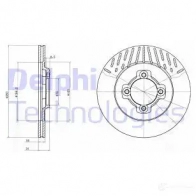 Тормозной диск DELPHI 5012759425503 VJWCT 0 BG2554 934189