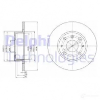 Тормозной диск DELPHI 2I HFV 934173 BG2535 5012759425329