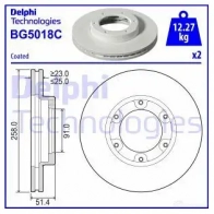 Тормозной диск DELPHI BG5018C 1437950745 SS WAVAN