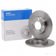 Тормозной диск DELPHI BG2116 933882 77 P5ON 5012759421154 - Изображение 2