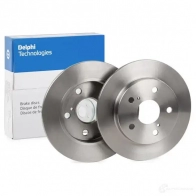 Тормозной диск DELPHI 935433 R VLVSS BG4233 5012759443446 - Изображение 2
