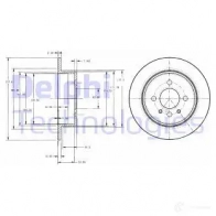 Тормозной диск DELPHI BG2202 I 99SB 5012759422014 933939