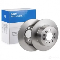 Тормозной диск DELPHI BG2103 5012759421024 933875 GV BYV - Изображение 2