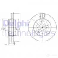 Тормозной диск DELPHI BG3355 934649 5012759078563 3QUZ4 5Z