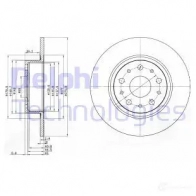 Тормозной диск DELPHI 5012759063149 934499 MP61 MI BG3076