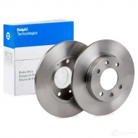 Тормозной диск DELPHI 5012759227657 934834 BG3653 1Q Y3S69 - Изображение 2