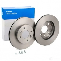Тормозной диск DELPHI 5012759422816 M9 Z4BE4 933990 BG2282 - Изображение 2
