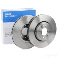 Тормозной диск DELPHI BG3430 WFV YO2U 934714 5012759091562 - Изображение 2