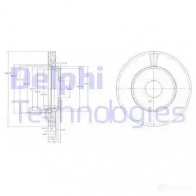 Тормозной диск DELPHI O L1BH 934097 BG2419 5012759424186