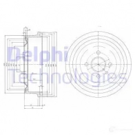 Тормозной барабан DELPHI BF103 66NS 9 933523 5012759461020