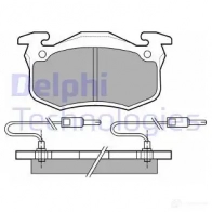 Тормозные колодки дисковые, комплект DELPHI 210 96 950336 V7MVY LP491 - Изображение 5