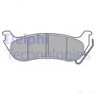 Тормозные колодки дисковые, комплект DELPHI LP3556 HLS1T MX Chrysler Pacifica 1 (CS) 2003 – 2008