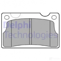 Тормозные колодки дисковые, комплект DELPHI LP39 2 0153 LURZF 950259