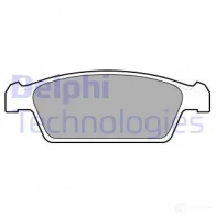 Тормозные колодки дисковые, комплект DELPHI J5ZUY LP1100 2 3061 949098