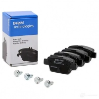 Тормозные колодки дисковые, комплект DELPHI 237 14 LP1719 949475 HJVXV - Изображение 2