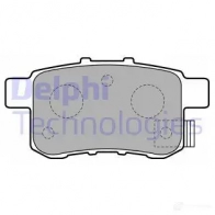 Тормозные колодки дисковые, комплект DELPHI PJW X0E7 Honda Accord 8 (CW) Универсал 2.2 i DTEC (CW3) 180 л.с. 2008 – 2025 5012759434130 LP2145