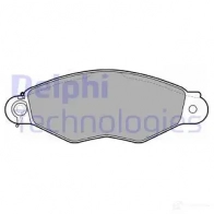 Тормозные колодки дисковые, комплект DELPHI 8LHLBBF 949383 LP1610 2198 0 - Изображение 2