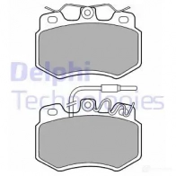 Тормозные колодки дисковые, комплект DELPHI 950363 LP536 2108 0 G22J1JN