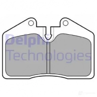 Тормозные колодки дисковые, комплект DELPHI LP672 Porsche 20 877 Q38IZEA