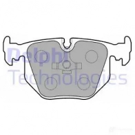 Тормозные колодки дисковые DELPHI LP846 212 82 950603 HMDBLR
