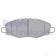 Тормозные колодки дисковые, комплект DELPHI 9X7R4 LP2059 24 523 Toyota Hilux (AN10, 20, 30) 7 Пикап 2.5 D 4D (KUN15) 102 л.с. 2005 – 2015