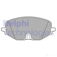 Тормозные колодки дисковые, комплект DELPHI FXKS8 S4 1437322521 LP3663