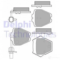 Тормозные колодки дисковые, комплект DELPHI 5012759309391 Audi A6 (C5) 2 1997 – 2004 LP1903 5M 08C