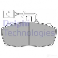 Тормозные колодки дисковые, комплект DELPHI 5012759428375 LP2023 Y9O J5 949766
