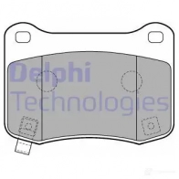 Тормозные колодки дисковые, комплект DELPHI LP2212 Lexus IS VR 2OC 5012759454176