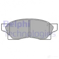 Тормозные колодки дисковые, комплект DELPHI LP867 217 62 N4UNS9L 950621