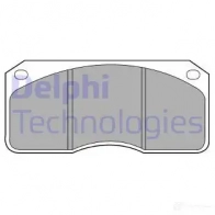 Тормозные колодки дисковые DELPHI 29 302 4VRBHM LP661 950478