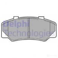 Тормозные колодки дисковые, комплект DELPHI 2078 8 950291 2FIJYD3 LP438