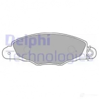 Тормозные колодки дисковые, комплект DELPHI LP1554 21 988 M50J5HR 949345