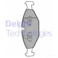Тормозные колодки дисковые, комплект DELPHI SCU0UBP 949035 2 1440 LP1000