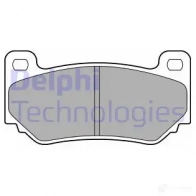 Тормозные колодки дисковые, комплект DELPHI BHPA56P LP1774 2367 9 949534