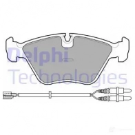 Тормозные колодки дисковые, комплект DELPHI 212 11 LP906 950657 4NWFSP