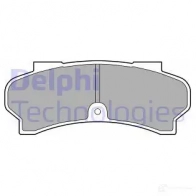 Тормозные колодки дисковые, комплект DELPHI 950414 2036 6 LP588 XL8H5
