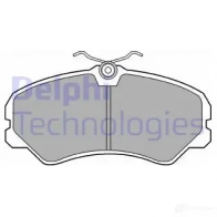 Тормозные колодки дисковые, комплект DELPHI LP567 950393 21 205 DTPIX2M