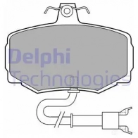 Тормозные колодки дисковые, комплект DELPHI LP600 K4NWEM 950427 21 175