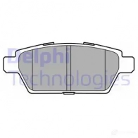 Тормозные колодки дисковые, комплект DELPHI 5012759503584 G1 06RRL Mazda 6 (GY) 1 Универсал 2.3 AWD 162 л.с. 2002 – 2007 LP2493