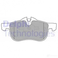 Тормозные колодки дисковые, комплект DELPHI LP1521 949311 GOK4EB 231 12
